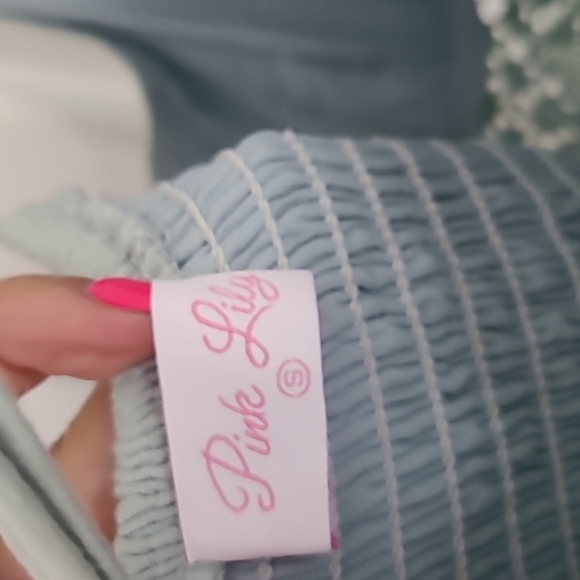 Sweet Intervention Sage Button Front Lace Detail Dress - Picture 8 of 10